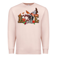 Pale Pink western love for cowgirls olivia Premium Sweatshirt - OliviaCreatesArt