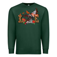 Sports Green western love for cowgirls olivia Premium Sweatshirt - OliviaCreatesArt
