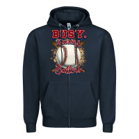 Busy Raising Ballers Zipper Hoodie | Teevron