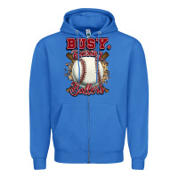 True Royal Busy raising ballers Zipper Hoodie - HowdyJamesFarm