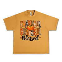Peanut Butter Thankful Grateful Blessed Urban Heavy Tee - MaliasSmallBusiness