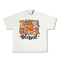 Pistachio Thankful Grateful Blessed Urban Heavy Tee - MaliasSmallBusiness