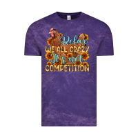 Cloud Purple relax we all crazy it s not competition Vintage Tee - MaliasSmallBusiness
