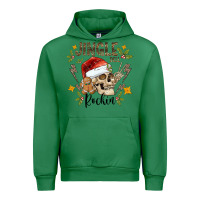 Emerald jingle bell rock black Urban Hoodie - CowhideDigitalArt