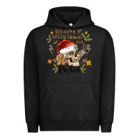 Pigment Black jingle bell rock black Urban Hoodie - CowhideDigitalArt