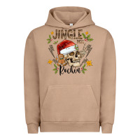 Pigment Burro jingle bell rock black Urban Hoodie - CowhideDigitalArt