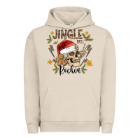 Pigment French Oak jingle bell rock black Urban Hoodie - CowhideDigitalArt