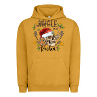 Pigment Peanut Butter jingle bell rock black Urban Hoodie - CowhideDigitalArt