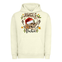 Pigment Pistachio jingle bell rock black Urban Hoodie - CowhideDigitalArt