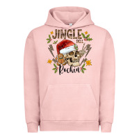 Pigment Salmon jingle bell rock black Urban Hoodie - CowhideDigitalArt