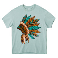 Arona native american indian headdress Heavy Core Tee - Artiststas