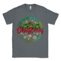 Charcoal Heather Christmas Vibes Classic Tee - MaliasSmallBusiness