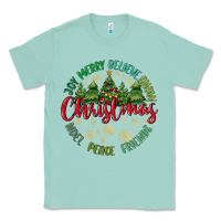 Seafoam Christmas Vibes Classic Tee - MaliasSmallBusiness