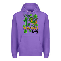Purple My first St. Patrick's Day Premium Hoodie - CowGirlArtShop