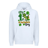 White My first St. Patrick's Day Premium Hoodie - CowGirlArtShop