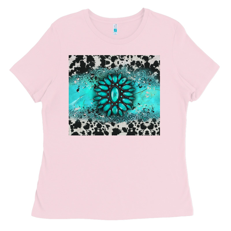 Gemstone Cowhide Ladies Tee by AdoDesignShop | Teevron