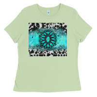 Matcha gemstone cowhide Ladies Tee - AdoDesignShop