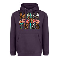 Plum mom of twins Heavyweight Hoodie - OliviaCreatesArt