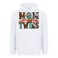 White mom of twins Heavyweight Hoodie - OliviaCreatesArt