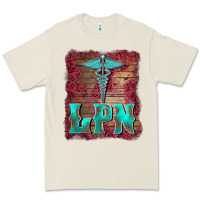 Bone licensed practical nurse medical symbol  background Premium Tee - BarkalooDesign