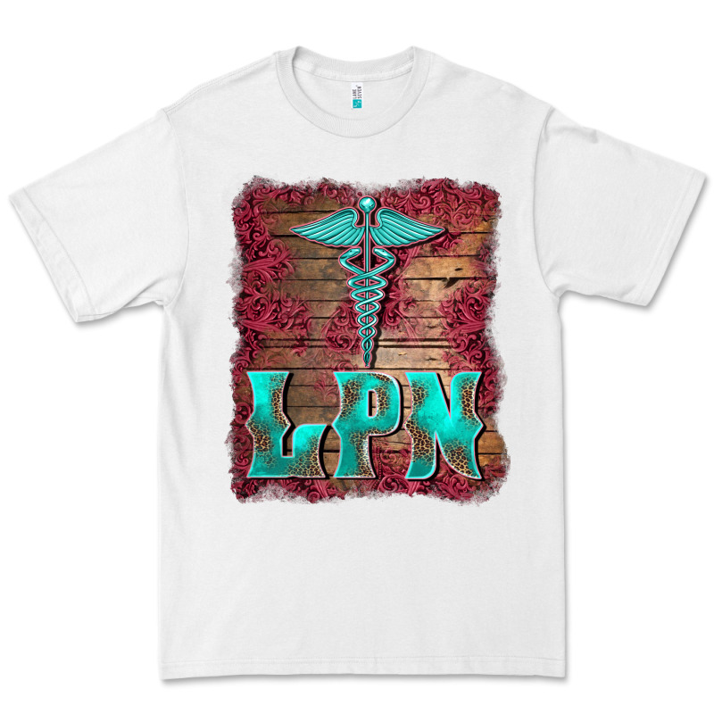 Licensed Practical Nurse Medical Symbol  Background Premium Tee by BarkalooDesign | Teevron