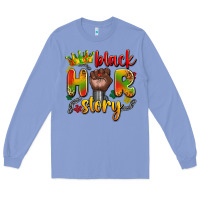 Colony Blue black her story Long Sleeve Tee - Artiststas