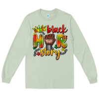 Matcha black her story Long Sleeve Tee - Artiststas