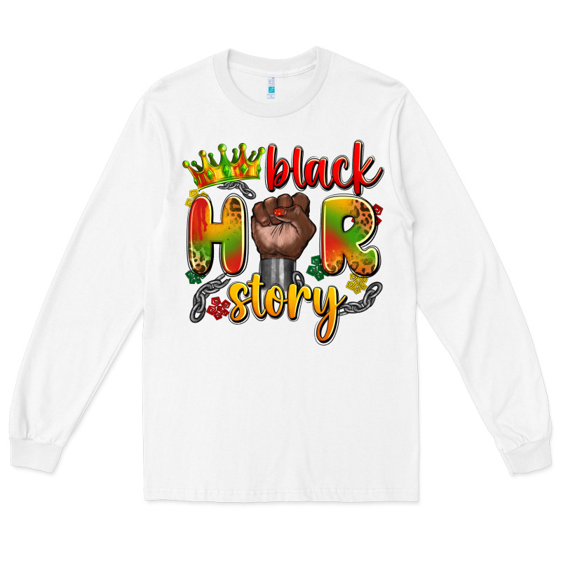Black Her Story Long Sleeve Tee by Artiststas | Teevron