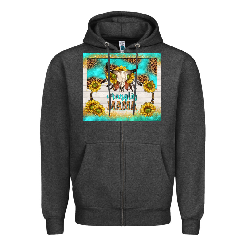 Wranglin Mama Zipper Hoodie by TumblerDesignByShophia | Teevron