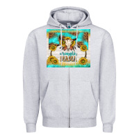 Heather Grey wranglin mama Zipper Hoodie - TumblerDesignByShophia