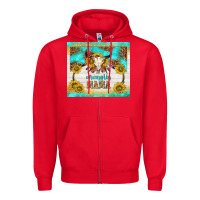 Red wranglin mama Zipper Hoodie - TumblerDesignByShophia