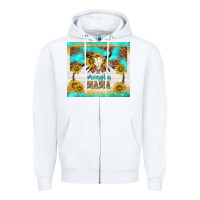 White wranglin mama Zipper Hoodie - TumblerDesignByShophia
