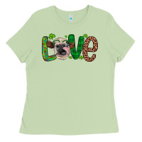 Matcha Western St. Patrick's Day Love Cow Ladies Tee - Artiststas