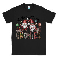 Black Chillin With My Gnomies Classic Tee - CowhideDigitalArt