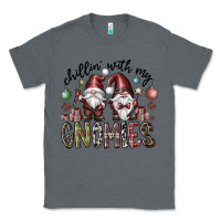 Charcoal Heather Chillin With My Gnomies Classic Tee - CowhideDigitalArt