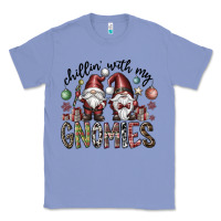 Colony Blue Chillin With My Gnomies Classic Tee - CowhideDigitalArt