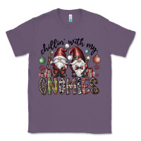 Lavender Chillin With My Gnomies Classic Tee - CowhideDigitalArt