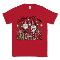 Red Chillin With My Gnomies Classic Tee - CowhideDigitalArt