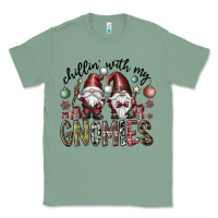 Sage Chillin With My Gnomies Classic Tee - CowhideDigitalArt