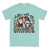 Seafoam Chillin With My Gnomies Classic Tee - CowhideDigitalArt