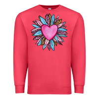 Cardinal valentine's day sunflower olivia Premium Sweatshirt - OliviaCreatesArt