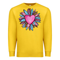 Lemon valentine's day sunflower olivia Premium Sweatshirt - OliviaCreatesArt