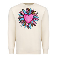 Sandshell valentine's day sunflower olivia Premium Sweatshirt - OliviaCreatesArt