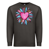 Smoke valentine's day sunflower olivia Premium Sweatshirt - OliviaCreatesArt