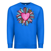 True Royal valentine's day sunflower olivia Premium Sweatshirt - OliviaCreatesArt