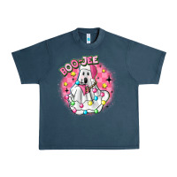 Midnight Navy boo jee pink christmas ghost Urban Heavy Tee - MaliasSmallBusiness
