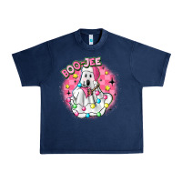 Navy boo jee pink christmas ghost Urban Heavy Tee - MaliasSmallBusiness