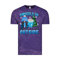 Cloud Purple snuggle up gnomies it's cold outside Vintage Tee - MaliasSmallBusiness