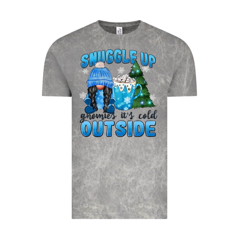 Snuggle Up Gnomies It's Cold Outside Vintage Tee by MaliasSmallBusiness | Teevron