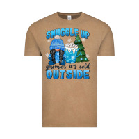 Vintage Coffee snuggle up gnomies it's cold outside Vintage Tee - MaliasSmallBusiness